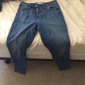 High waisted jeans
